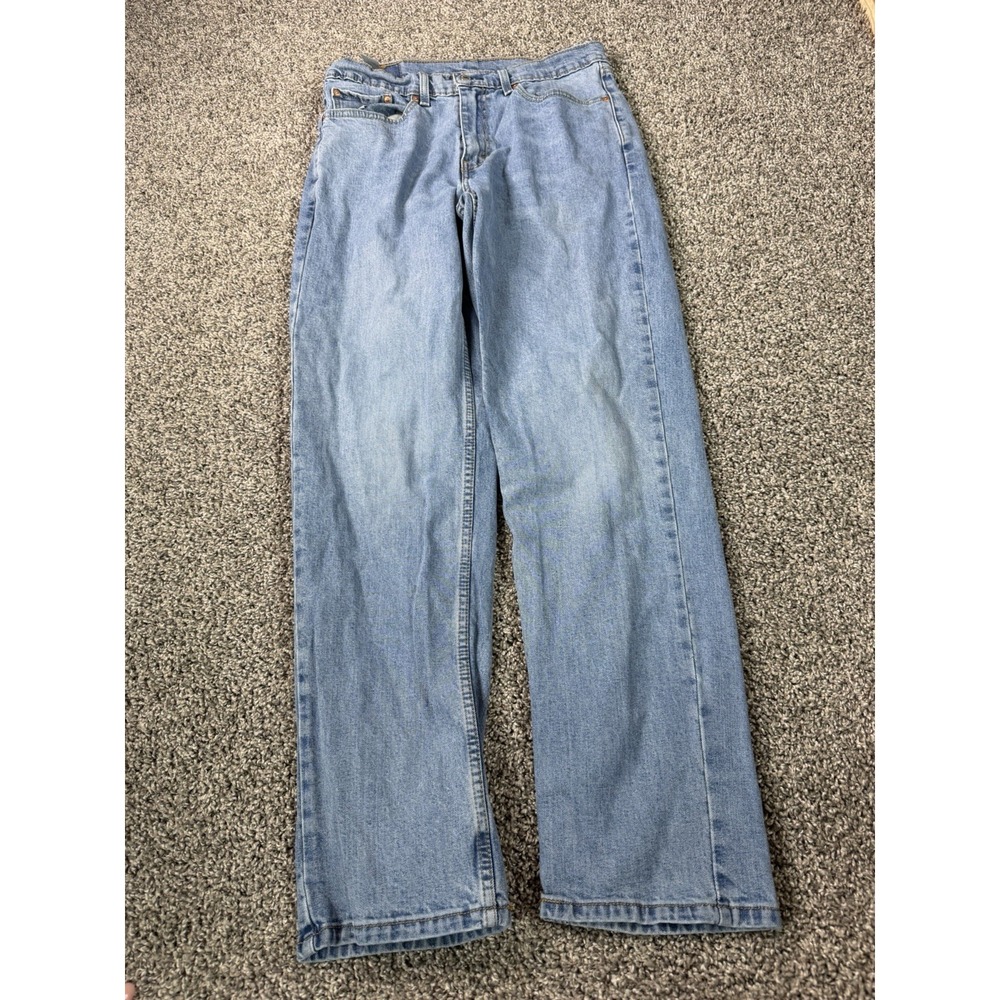 Levis 550 Relaxed Fit Straight Jeans Men's Size 34X34 Blue